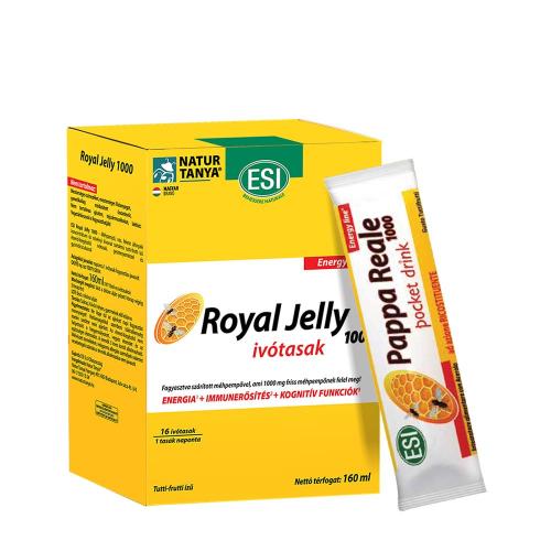 Natur Tanya ESI® Royal Jelly - 1000 mg friss MÉHPEMPŐ folyékony ivótasakban (16 ivótasak)