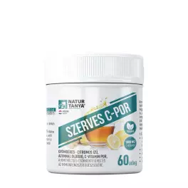   Natur Tanya Szerves C-vitamin por (60 Adag, Gyömbéres-citromos)