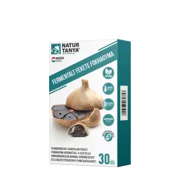 Natur Tanya Fermentált Fekete Fokhagyma (30 Kapszula)