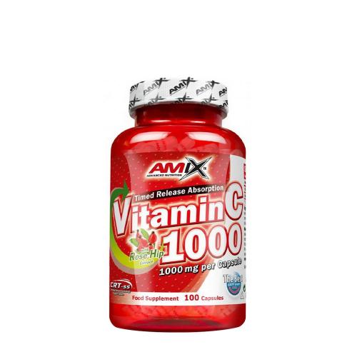 Amix Vitamin C 1000 mg Csipkebogyó kivonattal (100 Kapszula)