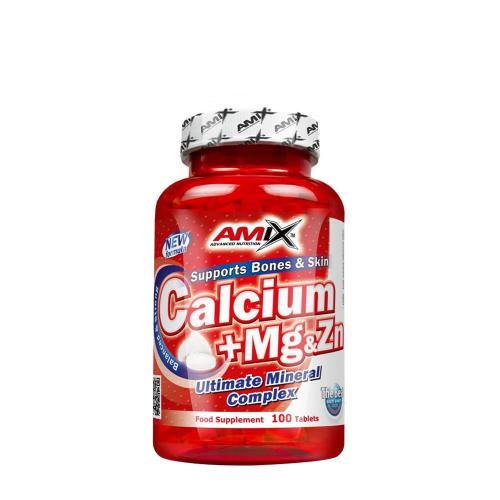 Amix Calcium + Mg + Zn - Kalcium, magnézium, cink (100 Tabletta)