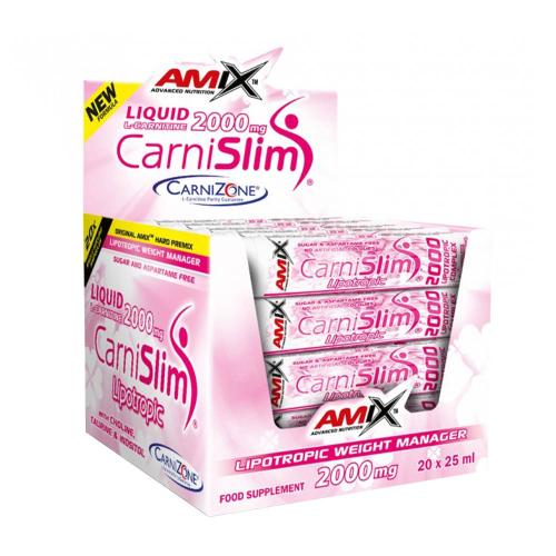 Amix CarniSlim® - Folyékony L-karnitin  (20 x 25ml, Fresh Lime)