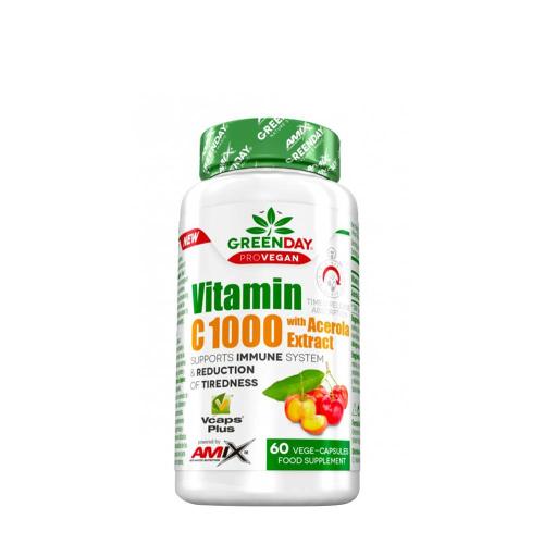 Amix GreenDay® ProVEGAN Vitamin C 1000 with Acerola Extract (60 Kapszula)