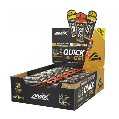 Amix Performance QUICK Energy Gel (40 x 45g, Vérnarancs)