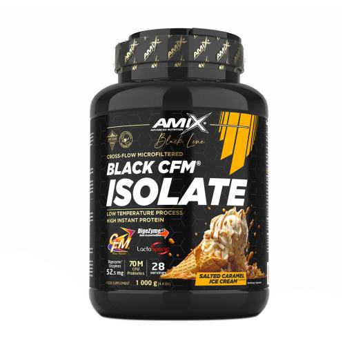 Amix Black Line Black CFM Isolate - Tejsavófehérje izolátum (1000 g, Sós Karamellás Fagylalt)