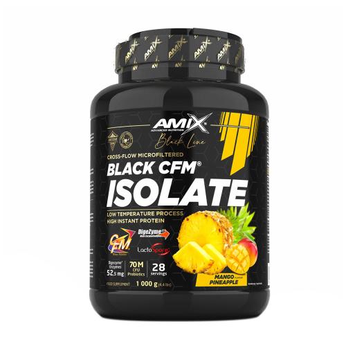 Amix Black Line Black CFM Isolate - Tejsavófehérje izolátum (1000 g, Mangó Ananász)