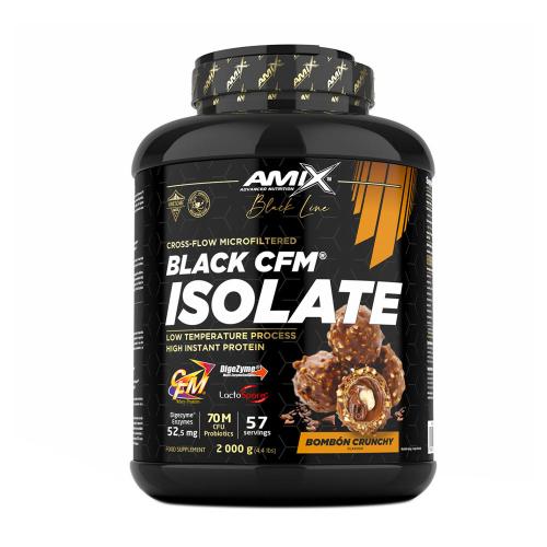 Amix Black Line Black CFM Isolate - Tejsavófehérje izolátum (2000 g, Bombon Crunchy)