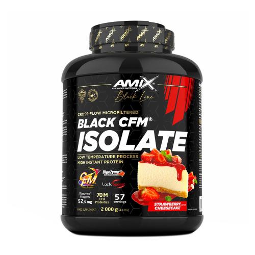 Amix Black Line Black CFM Isolate - Tejsavófehérje izolátum (2000 g, Epres sajttorta)