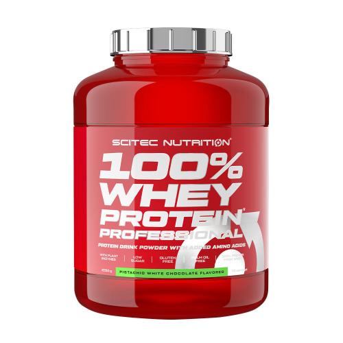 Scitec Nutrition 100% Whey Protein Professional (2350 g, Pisztácia-fehér csoki)