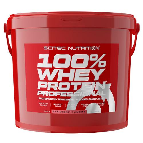 Scitec Nutrition 100% Whey Protein Professional (5000 g, Eper)