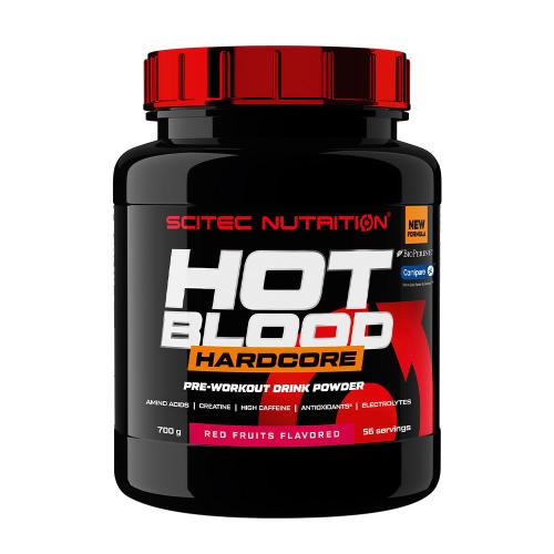 Scitec Nutrition Hot Blood Hardcore (700 g, Piros Gyümölcsös)