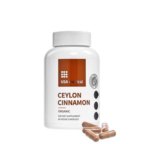 USA medical Ceylon Cinnamon - Fahéj kapszula valódi ceyloni fahéjból (60 Kapszula)
