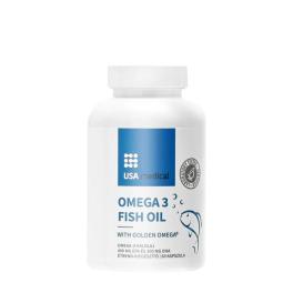   USA medical GOLDEN® Omega 3 Halolaj Kapszula Magas EPA & DHA Tartalommal  (60 Lágykapszula)