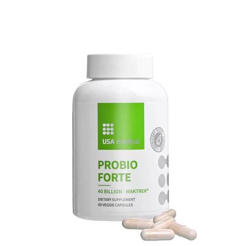 USA medical Probio Forte - Bélflóra Támogató Kapszula MAKTREK® Technológiával (60 Kapszula)