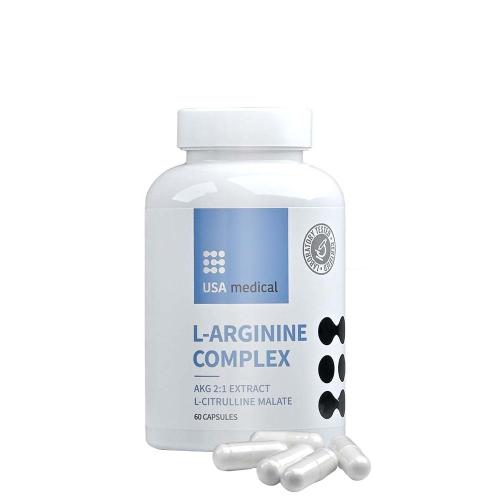 USA medical L-Arginine Complex - L-arginin és L-citrullin Malát Kivonat Kapszula (60 Kapszula)