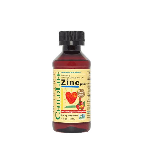 ChildLife Liquid Zinc Plus® - Folyékony cink gyerekeknek és csecsemőknek (118 ml, Mangó Eper)