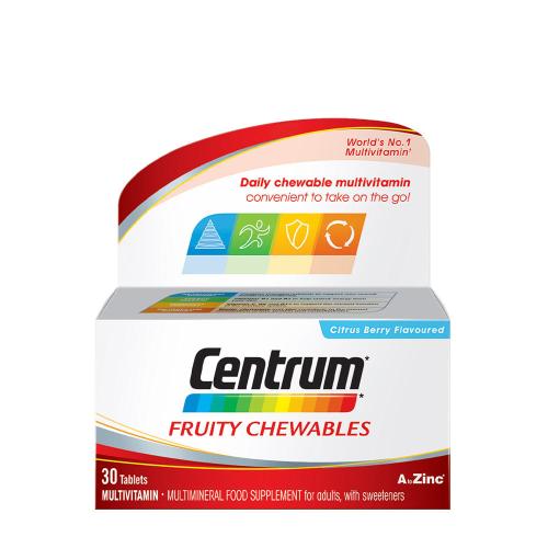 Centrum Fruity Chewables - Gyümölcs ízű rágótabletta (30 Tabletta)