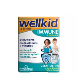   Vitabiotics Wellkid Immune Chewable - Immunerősítő Rágótabletta Gyerekeknek (30 Tabletta)