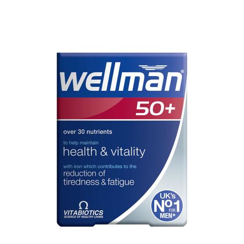 Vitabiotics Wellman 50+ - Multivitamin 50 Feletti Férfiaknak (30 Tabletta)