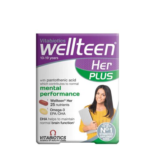 Vitabiotics Wellteen Her Plus - Tinédzser Lányok Számára (56 Tabletta)