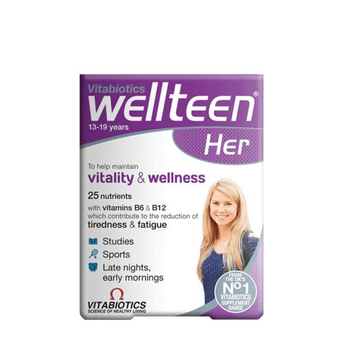 Vitabiotics Welllteen Her - Multivitamin Tinédzser Lányoknak (30 Tabletta)