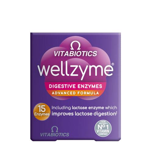Vitabiotics Wellzyme Digestive Enzymes Advanced Formula - Emésztést Támogató Formula (60 Kapszula)