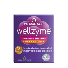   Vitabiotics Wellzyme Digestive Enzymes Advanced Formula - Emésztést Támogató Formula (60 Kapszula)