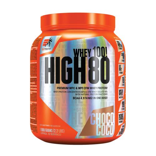 Extrifit High Whey 80 (1000 g, Csokoládés Kókusz)