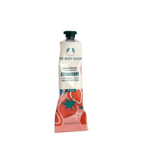 The Body Shop Epres Vegán Kézkrém (30 ml, Eper)