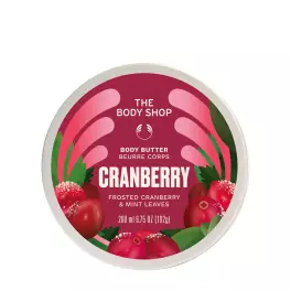   The Body Shop Frosted Cranberry and Mint Leaves Body Butter (200 ml)