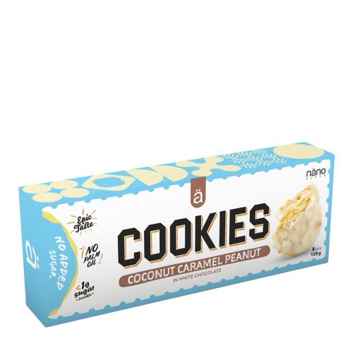 Nanosupps COOKIES - Fehérje Süti (128 g, Kókuszos Karamellás Mogyoró)