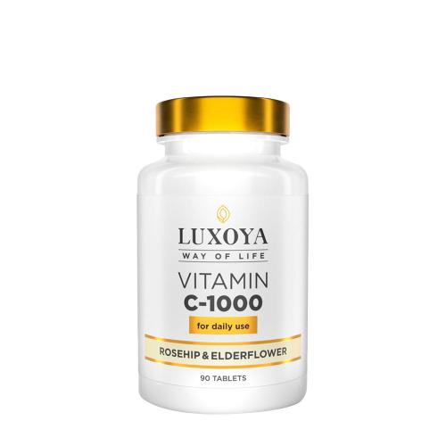 Luxoya Vitamin C 1000 - Csipkebogyó és Bodzavirág (90 Tabletta)