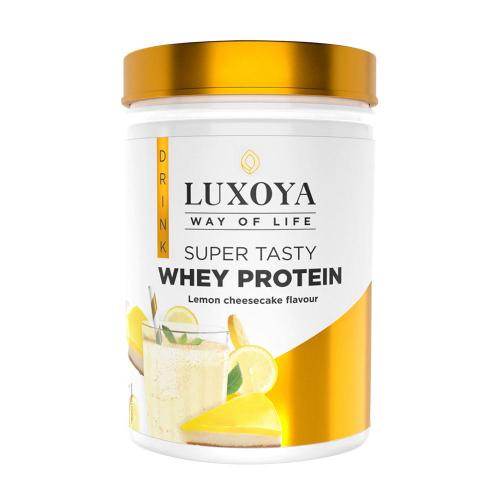 Luxoya Whey Protein - Prémium fehérje italpor - PET (450 g, Citromos sajttorta)