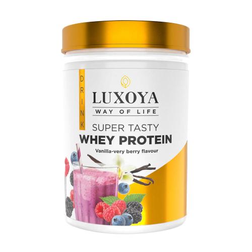 Luxoya Whey Protein - Prémium fehérje italpor - PET (450 g, vanilla very berry)