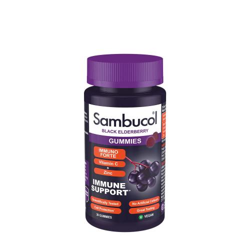 Sambucol Immuno Forte Gummies (30 Gumicukor, Fekete Bodza)