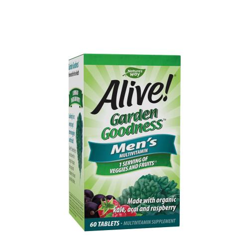 Natures Way Alive! Garden Goodness for Men - Multivitamin Férfiaknak (60 Tabletta)