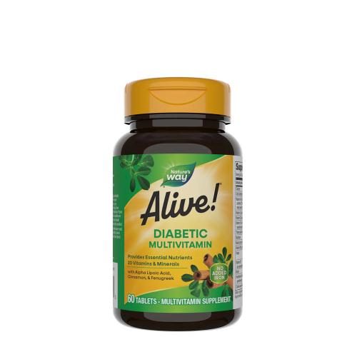 Natures Way Alive!® Diabetic Multivitamin (60 Tabletta)