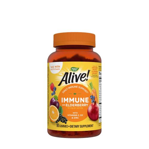 Natures Way Alive!® Premium Immune Gummies (90 Gumicukor, Cseresznye & Szőlő)