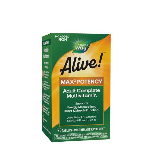 Nature's Way Alive!® Max3 Daily Multivitamin Without Iron (90 Tabletta)