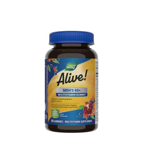 Natures Way Alive!® Men’s 50+ Gummy Multivitamin (60 Gumicukor)