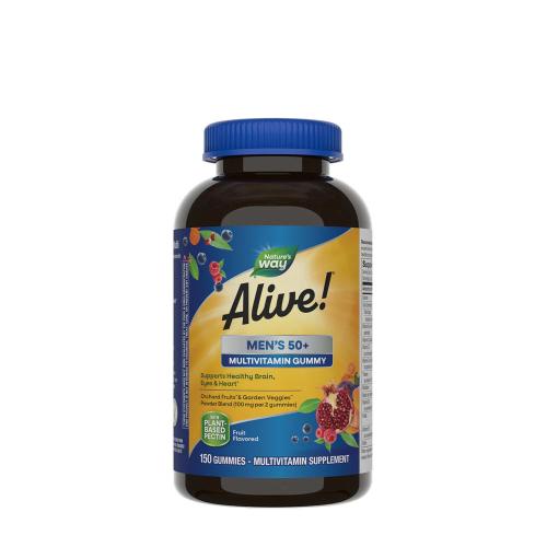 Natures Way Alive!® Men’s 50+ Gummy Multivitamin (150 Gumicukor)