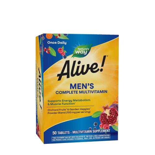 Natures Way Alive!® Men’s Complete Multivitamin (130 Tabletta)