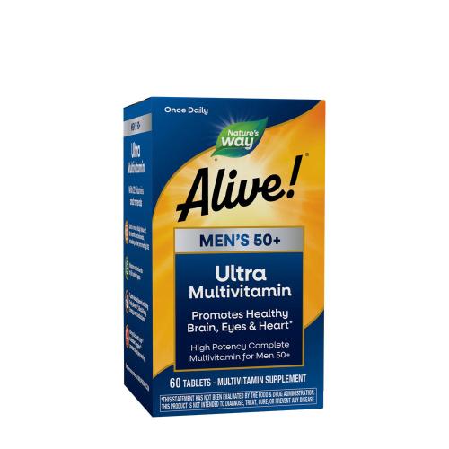 Natures Way Alive!® Men's 50+ Ultra Multivitamin (60 Tabletta)