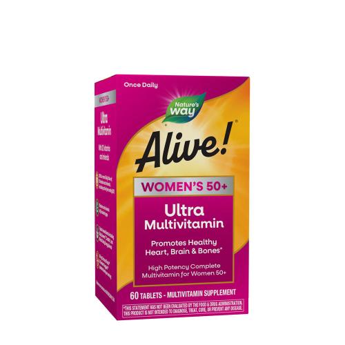 Natures Way Alive!® Women's 50+ Ultra Multivitamin (60 Tabletta)