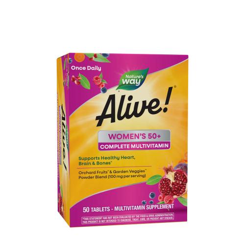 Natures Way Alive!® Women’s 50+ Complete Multivitamin (50 Tabletta)