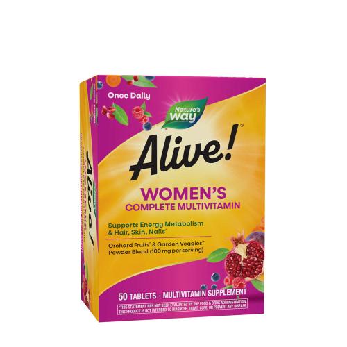 Natures Way Alive!® Women's Complete Multivitamin (50 Tabletta)