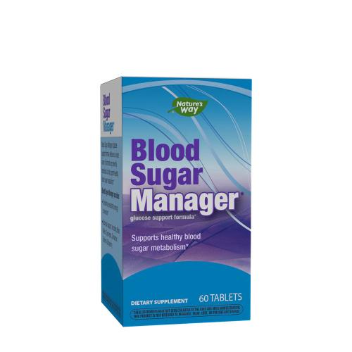 Natures Way Blood Sugar Manager Tablets - Cukoranyagcsere Támogatás (60 Tabletta)