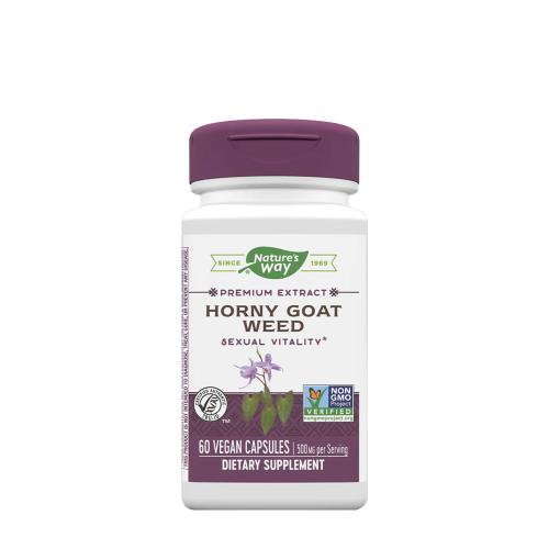 Natures Way Horny Goat Weed - Püspöksüveg Kapszula  (60 Kapszula)