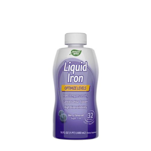 Natures Way Liquid Iron - Folyékony Vas (480 ml, Bogyó)