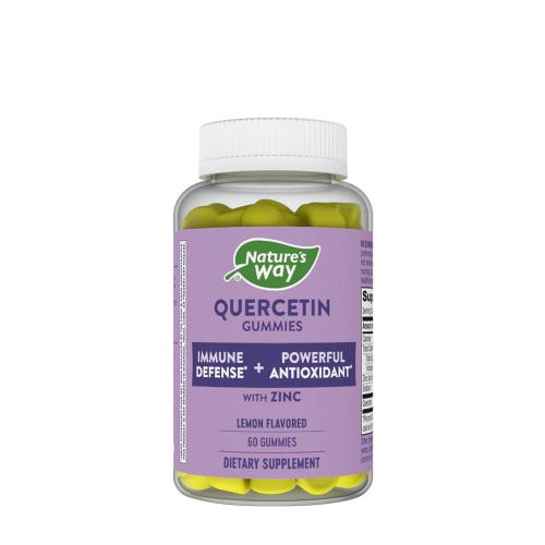 Natures Way Quercetin Gummies with Zinc (60 Gumicukor, Citrom)